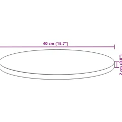 Pöytälevy täysi akasiapuu, neliö ja pyöreä, eri kokoja ja värejä (37975)