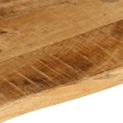 Pöytälevy 90x60x3,8 cm elävä reuna karkea täysi mangopuu (70405)