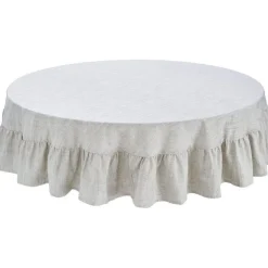 Pöytäliina Svanefors Sabina, Ø160 + 20cm, beige
