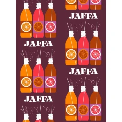Pöytäliina Vallila Jaffa, viini, 140x250 cm