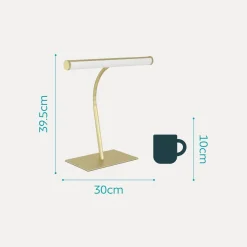 Pöytävalaisin Eglo Riccione 39.5cm 5W LED CCT 2700K/4000K/6500K 500lm IP20 mattamessinki