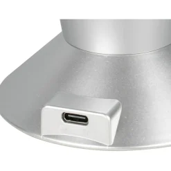 Pöytävalaisin Trio Fame 34.5cm LED RGB titaani