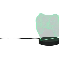 Pöytävalaisin Trio Joy LED RGB musta