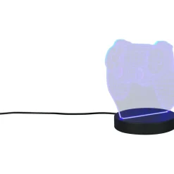 Pöytävalaisin Trio Joy LED RGB musta