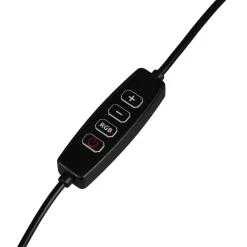 Pöytävalaisin Trio Joy LED RGB musta