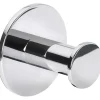 Pyyhekoukku Bemeta Omega, 51x51x41 mm, liimattava, hopea