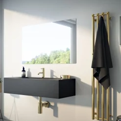 Pyyhekuivain Nordhem Rosendal, 1070x260 mm, sähkö, mattamusta