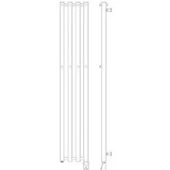 Pyyhekuivain Nordhem Rosendal, 1500x260mm, 350/182W, mattamusta