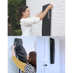 Pyykinkuivausteline Brabantia WallFix 24 m seinäkiinnityksellä + suojapussi