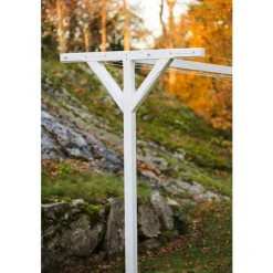 Pyykinkuivausteline Jabo 195x120cm valkoinen