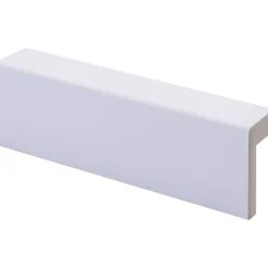 Reunalista Maler Aava, 21x42/13x2200mm, MDF, puhdas valkoinen