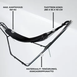 Riippumatto Telineellä Lykke