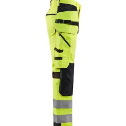 Riipputaskuhousut Blåkläder 1565 Highvis, huomioväri/musta