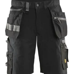 Riipputaskushortsit Blåkläder 1598 Stretch, musta