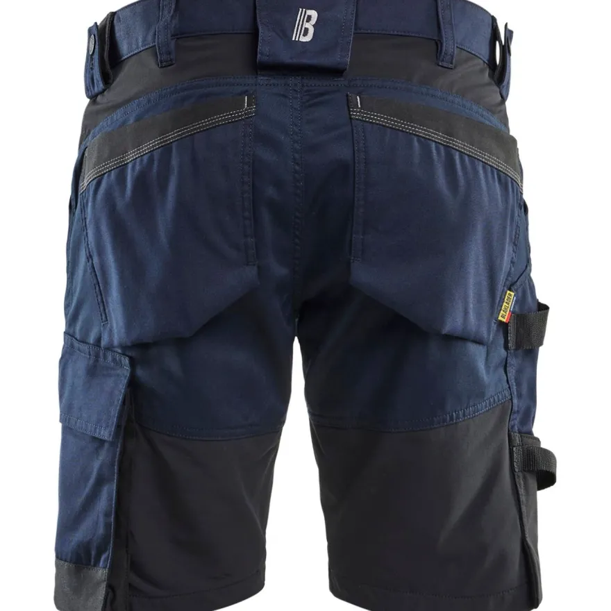 Riipputaskushortsit Blåkläder 1753 Stretch, reisitaskuin