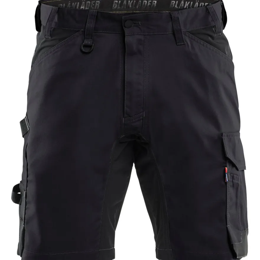 Riipputaskushortsit Blåkläder 1753 Stretch, reisitaskuin