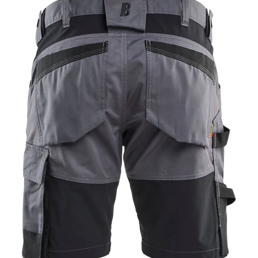 Riipputaskushortsit Blåkläder 1753 Stretch, reisitaskuin