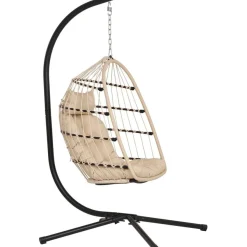 Riipputuoli telineellä House Nordic Patras, 195x117x107cm, beige, Verkkokaupan poistotuote