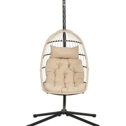Riipputuoli telineellä House Nordic Patras, 195x117x107cm, beige, Verkkokaupan poistotuote
