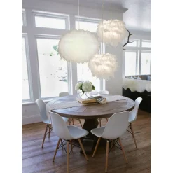 Riippuvalaisin Aneta Lighting Boa, Ø 250x220 mm, valkoinen