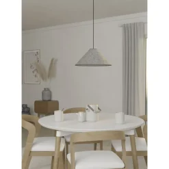 Riippuvalaisin Eglo Alsager, E27, 40W, IP20, vaaleanharmaa