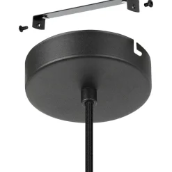 Riippuvalaisin Eglo Calari, 40W, Ø4,5cm, musta/messinki