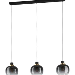 Riippuvalaisin Eglo Oilella, 3-osainen, musta