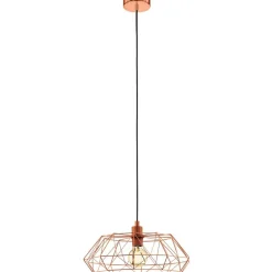Riippuvalaisin Eglo Vintage Carlton 2, Ø45,5cm, kupari