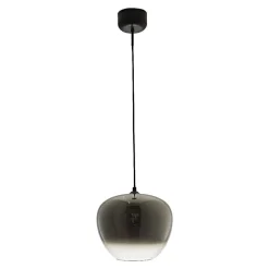 Riippuvalaisin FocusLight Oscar, Ø29cm, 60W, harmaa
