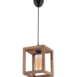 Riippuvalaisin Linento Lighting Cube, E27, max. 40W, ruskea