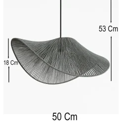 Riippuvalaisin Linento Lighting Hento, ø50cm, E27, max. 40W, IP20