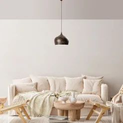 Riippuvalaisin Linento Lighting PATINE-3761-RETRO, Ø28cm, tummanruskea