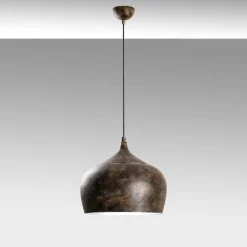 Riippuvalaisin Linento Lighting PATINE-3761-RETRO, Ø28cm, tummanruskea