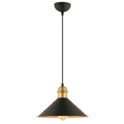 Riippuvalaisin Linento Lighting RT-26, Ø28cm, E27, max. 40W, IP20, musta