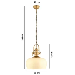 Riippuvalaisin Linento Lighting YM-2, Ø30cm, E27, max. 40W, IP20, valkoinen