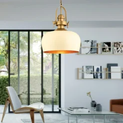 Riippuvalaisin Linento Lighting YM-2, Ø30cm, E27, max. 40W, IP20, valkoinen