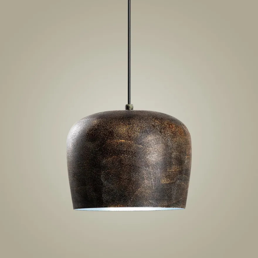 Riippuvalaisin Linento Lighting YOZGAT-N-1409-RETRO, Ø23cm, tummanruskea