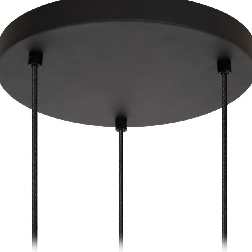 Riippuvalaisin Lucide Eloise, Ø40cm, IP20, musta