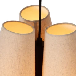 Riippuvalaisin Lucide Gregory, Ø34.3cm, IP20, beige