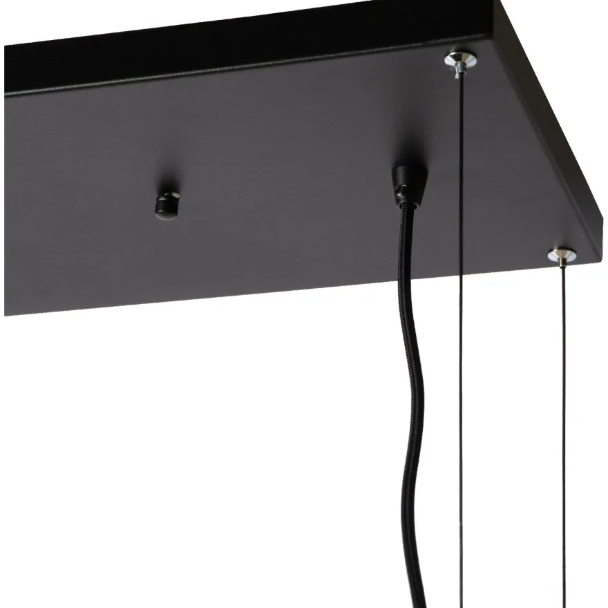 Riippuvalaisin Lucide Miravell, 22x110cm, IP20, musta