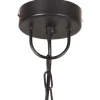Riippuvalaisin 25 w syvä musta pyöreä 48 cm e27