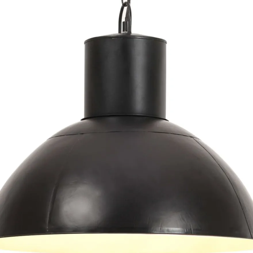 Riippuvalaisin 25 w syvä musta pyöreä 48 cm e27