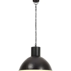Riippuvalaisin 25 w syvä musta pyöreä 48 cm e27