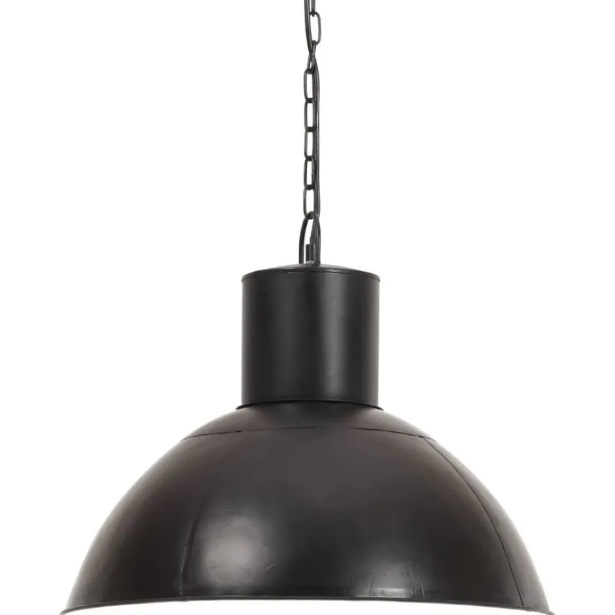 Riippuvalaisin 25 w syvä musta pyöreä 48 cm e27