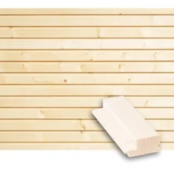 Rimapaneeli Tuuli Sauna, 28x58mm, TK, kuusi, puuvalmis