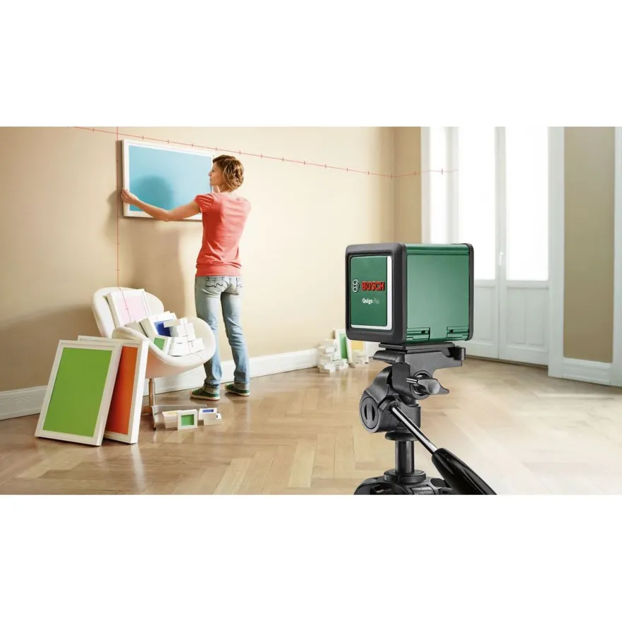 Ristilinjalaser Bosch Quigo Plus Set
