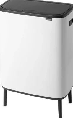 Roska-astia Brabantia Bo Touch Hi, 2 x 30L, White