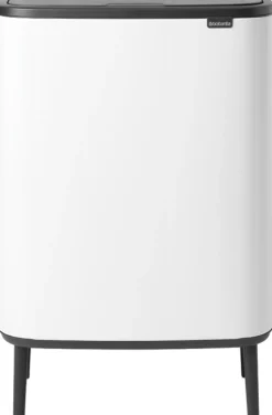 Roska-astia Brabantia Bo Touch Hi, 2 x 30L, White
