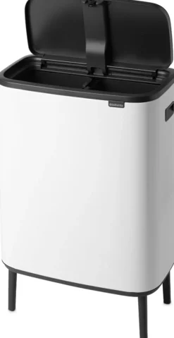 Roska-astia Brabantia Bo Touch Hi, 2 x 30L, White