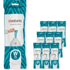 Roskapussi Brabantia PerfectFit W, 5L, 200kpl
